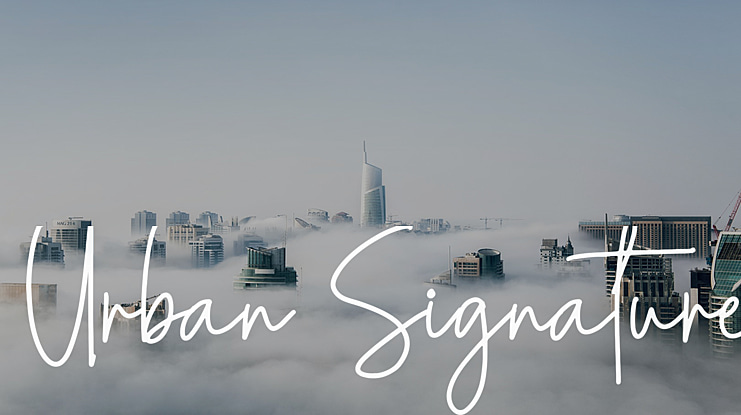 Urban Signature Font