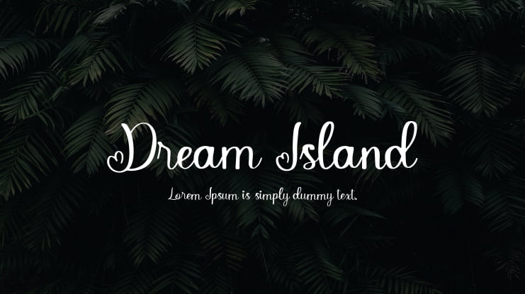 Dream Island Font