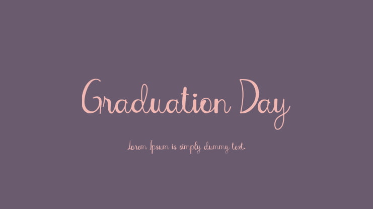 Graduation Day Font
