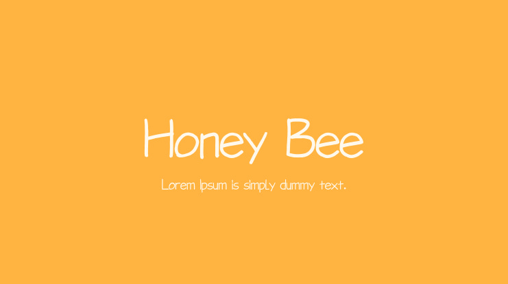 Honey Bee Font