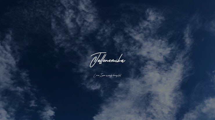Jellonomika Font