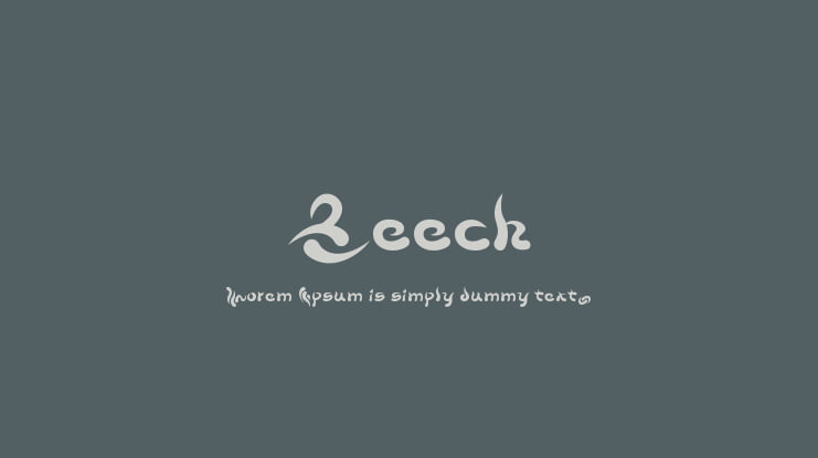 Beech Font