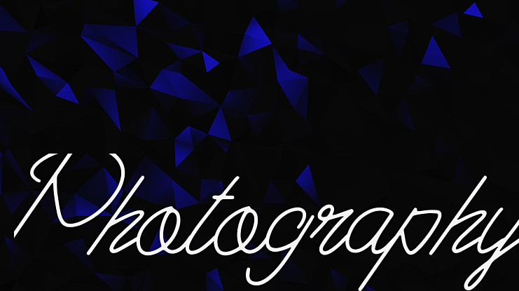 Photography Font