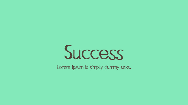 Success Font