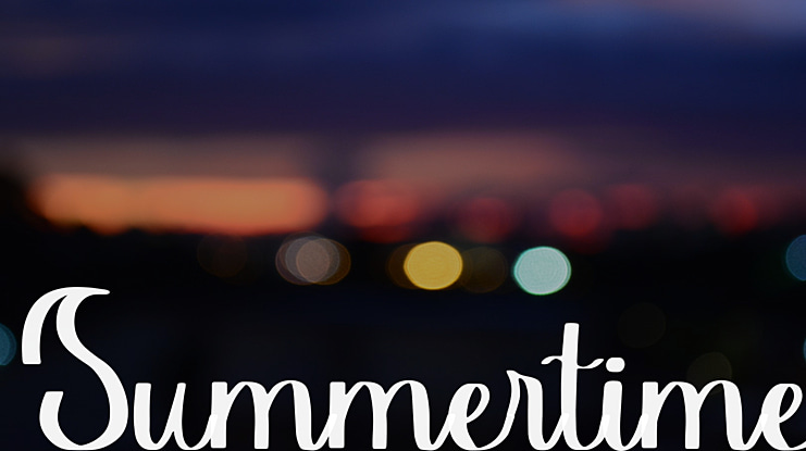Summertime Font