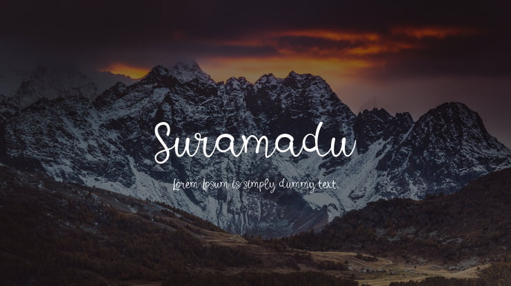 Suramadu Font