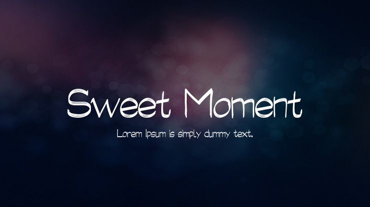 Sweet Moment Font