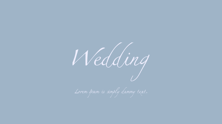Wedding Font