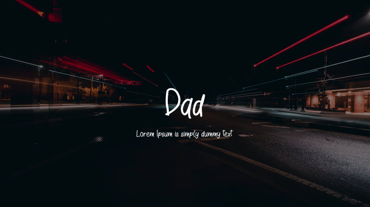 Dad Font