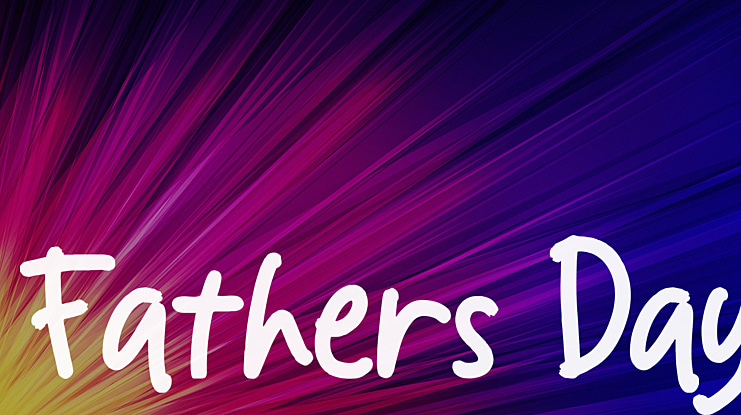 Fathers Day Font