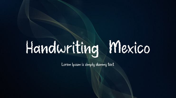 Handwriting-Mexico Font