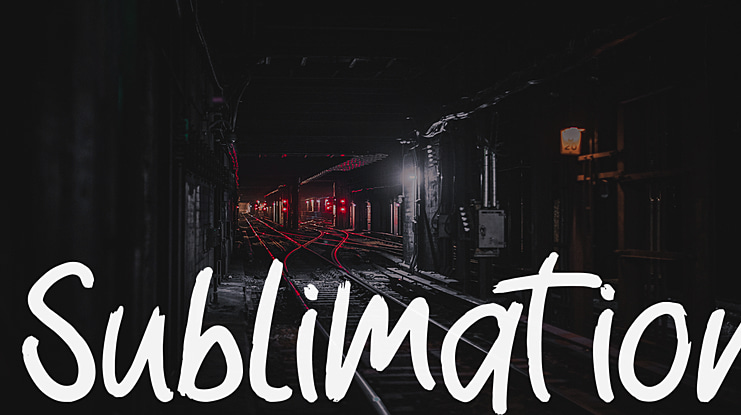 Sublimation Font