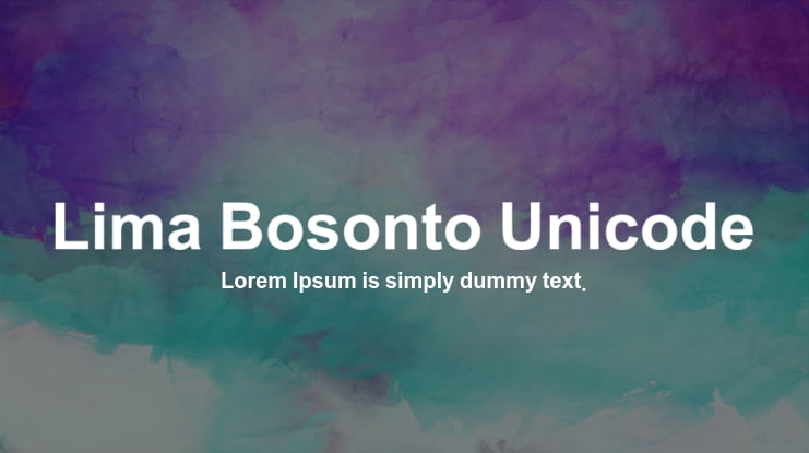Lima Bosonto Unicode Font Family