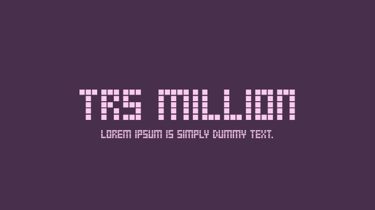 TRS Million Font