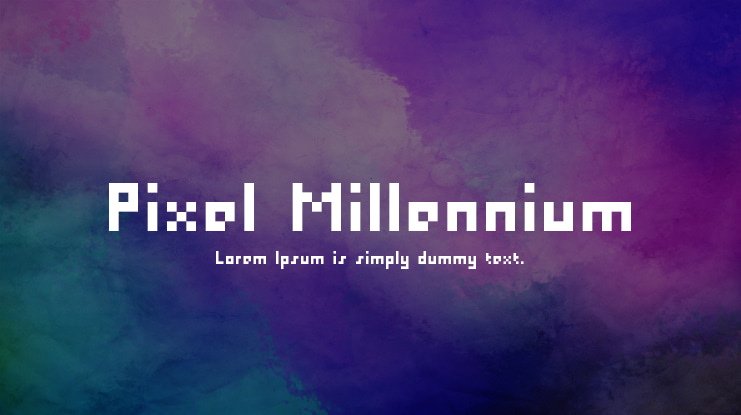 Pixel Millennium Font