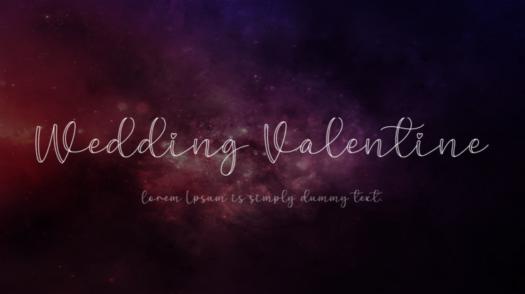 Wedding Valentine Font