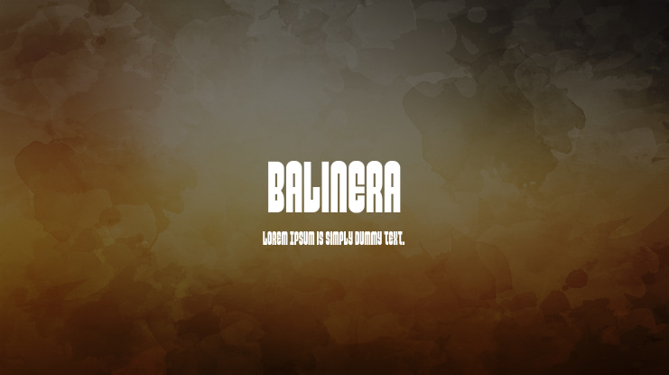 Balinera Font