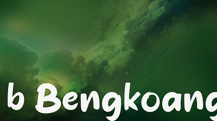 b Bengkoang Font