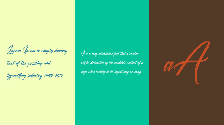 Washington Calligraphy Font