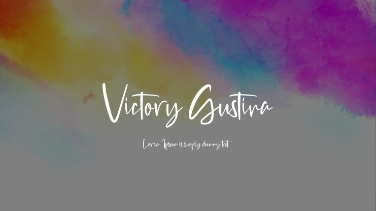 Victory Gustina Font