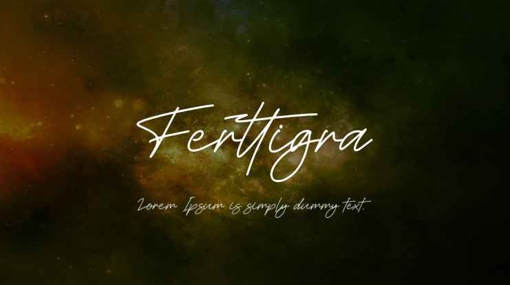 Ferttigra Font