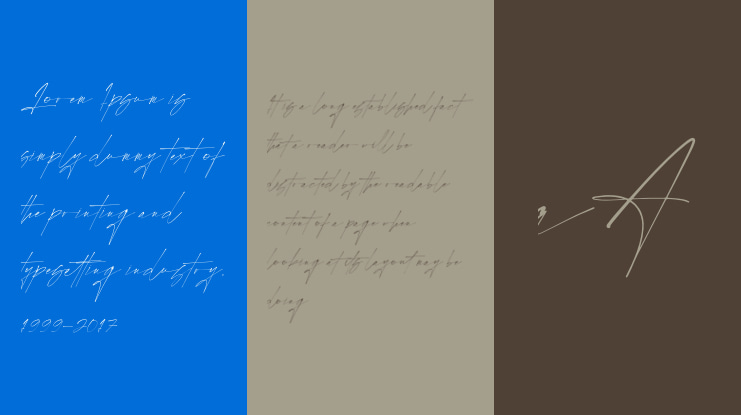 Rostera Signature Font