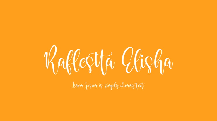Raflestta Elisha Font