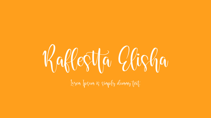 Raflestta Elisha Font