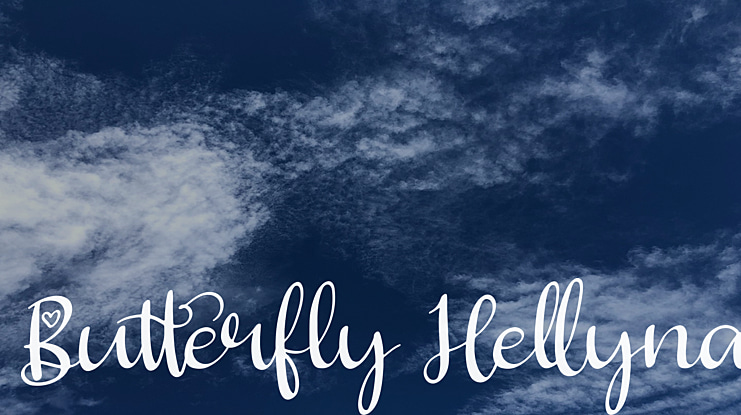 Butterfly Hellyna Font
