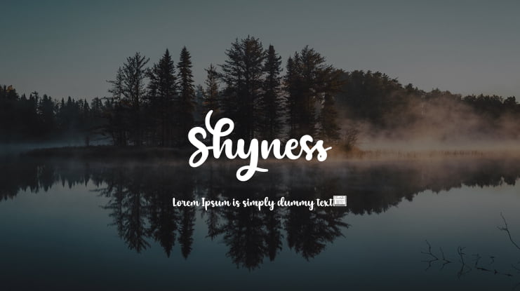 Shyness Font