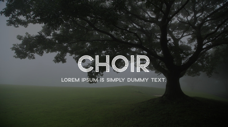 Choir Font