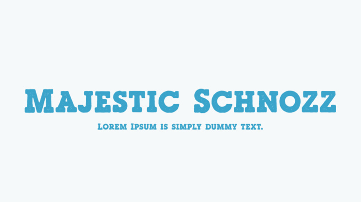 Majestic Schnozz Font