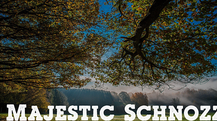 Majestic Schnozz Font
