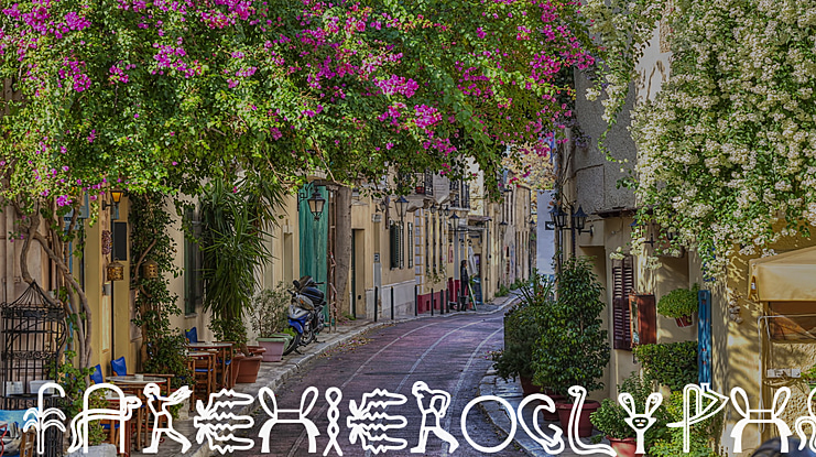 Fake Hieroglyphs Font