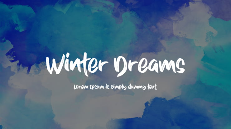 Winter Dreams Font