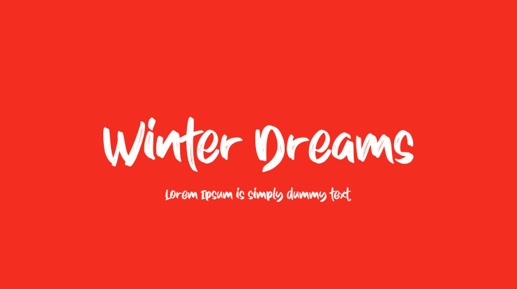 Winter Dreams Font
