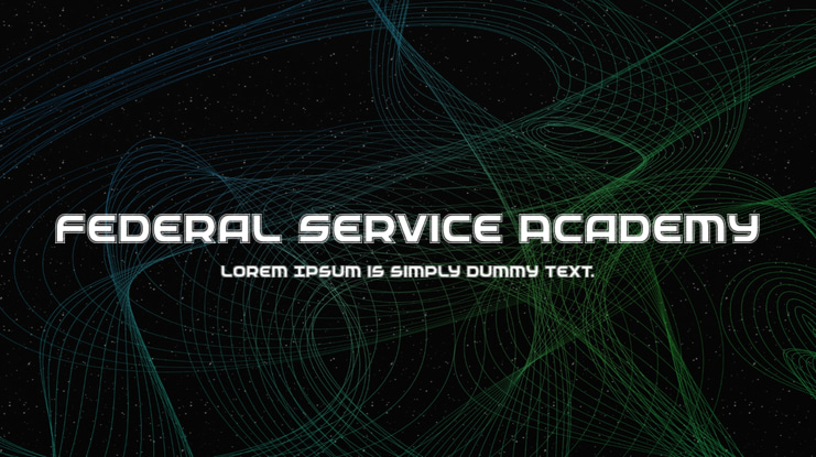 Federal Service Academy Font Family