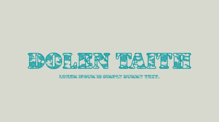 Dolen Taith Font