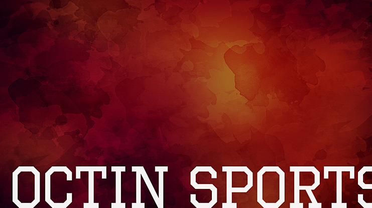 Octin Sports Font