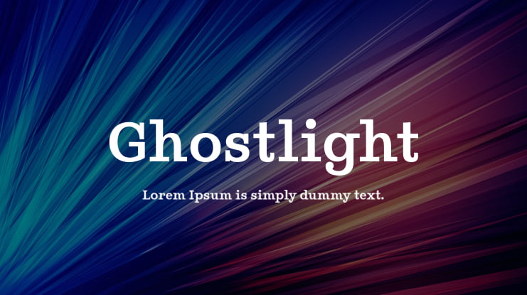 Ghostlight Font Family