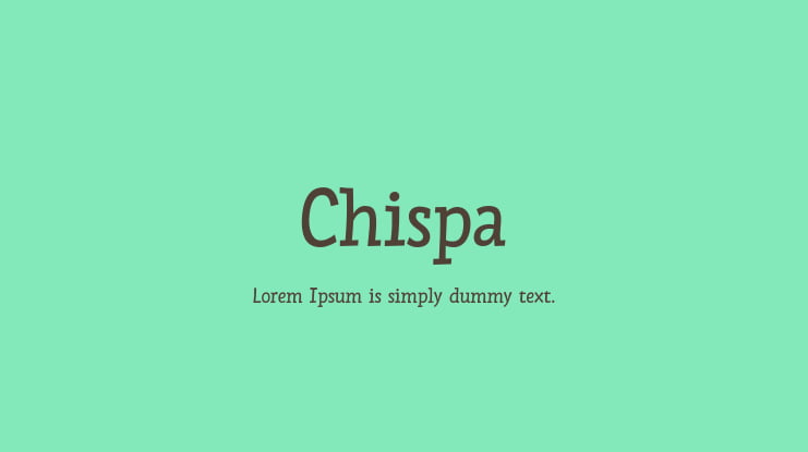 Chispa Font