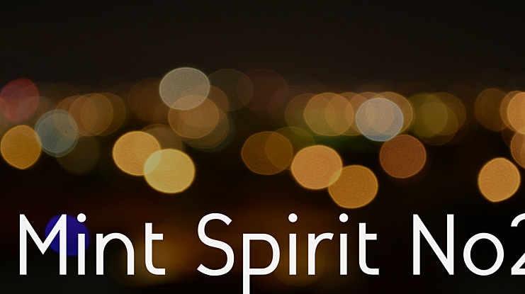 Mint Spirit No2 Font Family