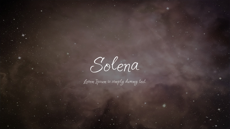 Solena Font