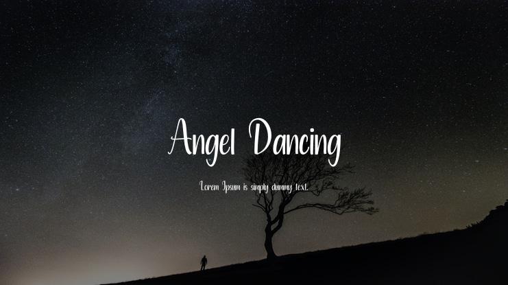 Angel Dancing Font