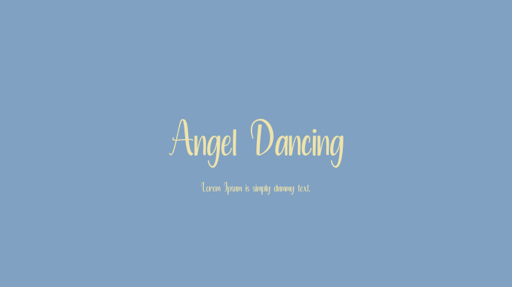 Angel Dancing Font