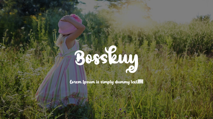 Bosskuy Font