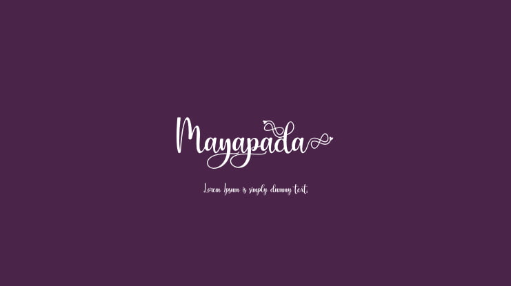 Mayapada Font