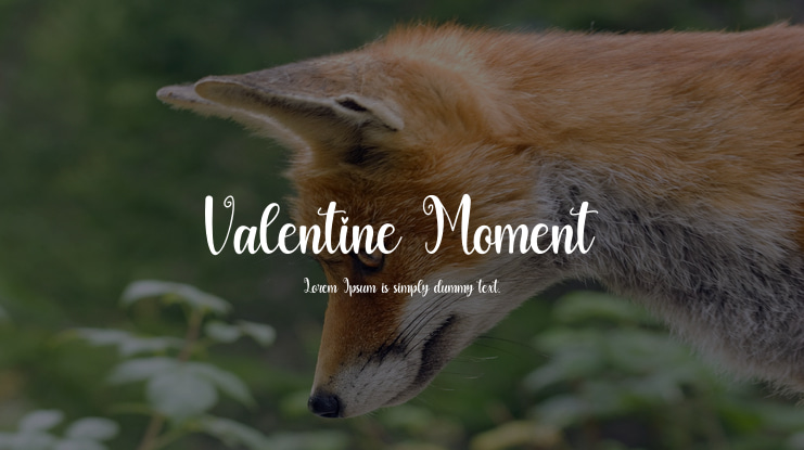 Valentine Moment Font