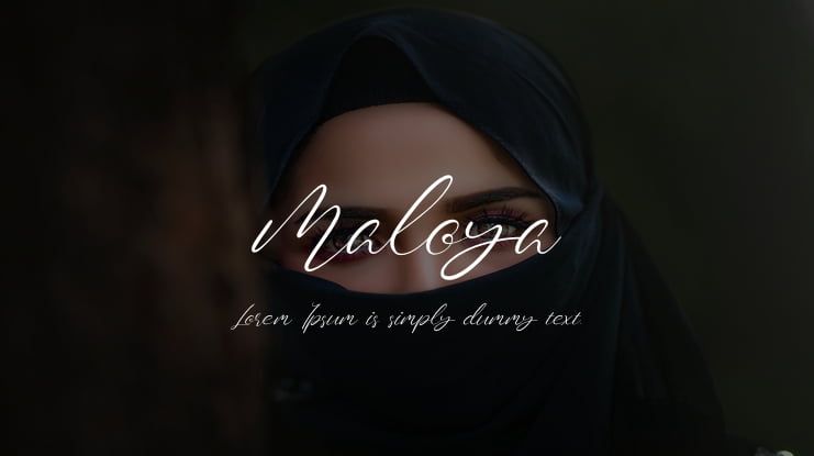 Maloya Font