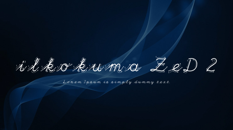 ilkokuma ZeD 2 Font Family
